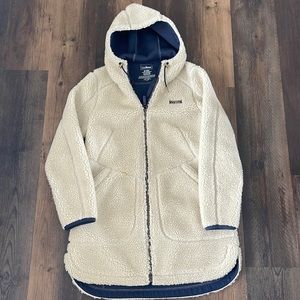 LL Bean Womens Teddy Fleece Coat